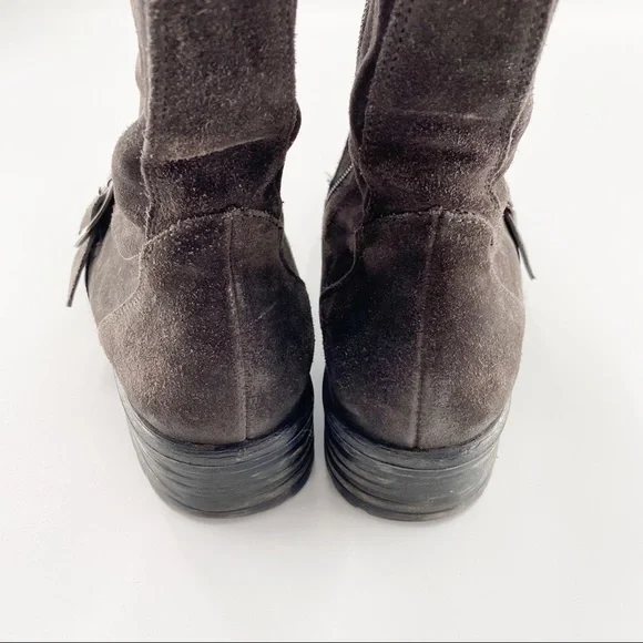 Paul Green Adison Dark Grey Suede Boots US Sz 9.5 - Picture 5 of 10